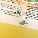 Hand-Painted Fish Ceramic Beaded Retro Necklace Bracelet DIY Accessories
