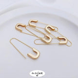 14K Personalized Clip Earrings for Women