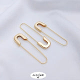 14K Personalized Clip Earrings for Women