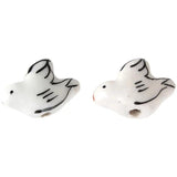Hand-painted Pigeon Bead Earrings, Japanese DIY Jewelry Accessories