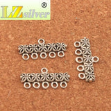 Clover Spacer End Connectors for Tassel Earrings DIY L1239 30pcs