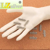 Clover Spacer End Connectors for Tassel Earrings DIY L1239 30pcs