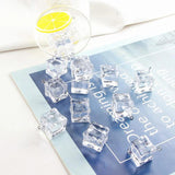 Irregular Acrylic Hand Earrings Transparent Candy Geometric Ice Accessories