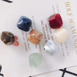 4 Pcs Natural Stone Hair Decorative Earrings Pendant Set