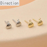 14k Small Love Star Earrings DIY Jewelry Accessories