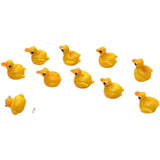 Hand-Made Yellow Duck Beaded Pendant for DIY Jewelry