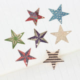 Vintage Pentagram Metal Plate Earrings Necklace Set