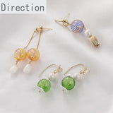 Hand-Painted Glass Beads DIY Jewelry Making Accessories