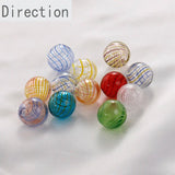 Hand-Painted Glass Beads DIY Jewelry Making Accessories