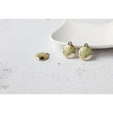 Minimalist Japanese Alloy Drip Earth Pendant DIY Earrings Pack of 10