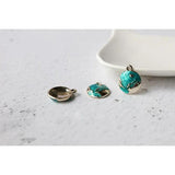 Minimalist Japanese Alloy Drip Earth Pendant DIY Earrings Pack of 10