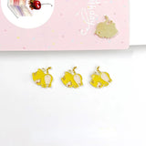 Cartoon Cat Monkey Corgi Panda DIY Earring Key Chain Jewelry