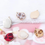 Leopard Print Geometric Jewelry Set 8 Pieces