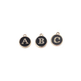 Double-Sided Alloy English Letter Tag Bracelet Pendant Material 10pcs