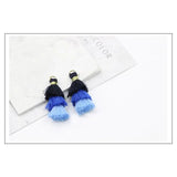 Fringed DIY Earrings Necklace Cake Pendant