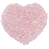 50pcs 6mm Faceted Crystal Glass Beads Spacer DIY Jewelry Making Accessories