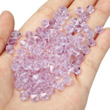 50pcs 6mm Faceted Crystal Glass Beads Spacer DIY Jewelry Making Accessories