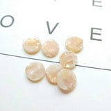 Japanese & Acrylic 15mm Marble Pendant Earrings DIY 10 Pack