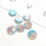 Japanese & Acrylic 15mm Marble Pendant Earrings DIY 10 Pack
