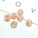 Japanese & Acrylic 15mm Marble Pendant Earrings DIY 10 Pack