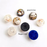Seashore Resin & Pearl Shell Jewelry Patch Earrings Pendant Set