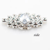 10 Rhinestone Butterfly Flat Back Button Diy Dress Accessories