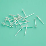 S925 Sterling Silver Earrings Cross Bowl DIY Earrings Accessories