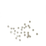 Copper Plated 18K S925 Sterling Silver Spacer Beads DIY Jewelry Accessories