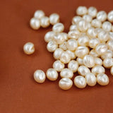 Irregular Peas Wrinkle Pearl Earrings DIY Accessories 10pcs