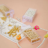 Silver Glass Rice Beads DIY Jewelry Accessories