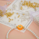 Silver Glass Rice Beads DIY Jewelry Accessories