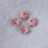 10 Ins Wind Retro Small 6 Petal Flower Earrings DIY Jewelry