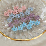 10 Ins Wind Retro Small 6 Petal Flower Earrings DIY Jewelry