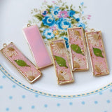 Summer Pink Flower Earrings DIY Accessories