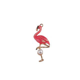 DIY Flamingo Pendant 6pcs PURPLEGRAPE