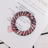 DIY Fabric Lattice Geometric Earrings Accessories