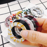 DIY Fabric Lattice Geometric Earrings Accessories