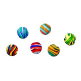 Resin Plastic Matte Beads Round Earrings Pendant DIY Supplies 8pcs