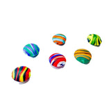 Resin Plastic Matte Beads Round Earrings Pendant DIY Supplies 8pcs