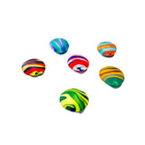 Resin Plastic Matte Beads Round Earrings Pendant DIY Supplies 8pcs