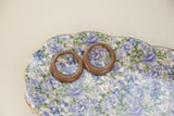 Retro Edge Circle Children Earring Resin DIY Jewelry Materials