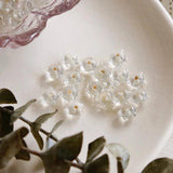 Transparent Abacus Beads Retro Earrings DIY Accessories