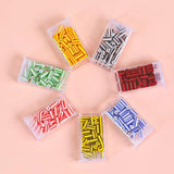 40g Retro Irregular Stripe Tube Glass Beads for DIY Earrings Jewelry