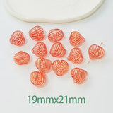 Japanese Striped Love Glass Beads DIY Necklace Earrings Material