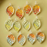 Hand-painted Glass Gradient Pendant Japanese Earring DIY Accessory
