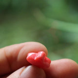 10Pcs 13mm Carved Artificial Coral Star Beads Pink for DIY Crafts