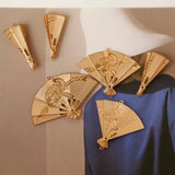 Chinese Openable Fan Pendant Earring Accessory Material