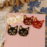 Japanese Spirit Cat DIY Hand Earring Hairpin Material