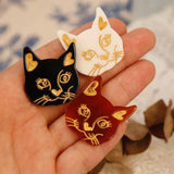 Japanese Spirit Cat DIY Hand Earring Hairpin Material