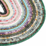 Natural Column Stone Unakite Amazonite Howlite Malachite Loose Beads 15''